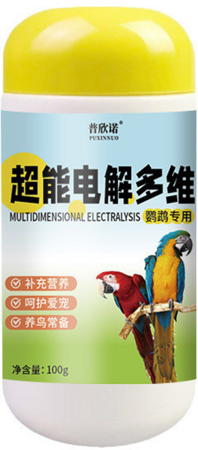 普欣诺 超能電解多維 鳥專用, 1個, 100克