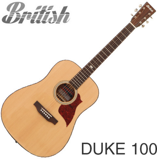 브리티시 DUKE100 듀크100 / British Duke-100/ 브리티쉬 어쿠스틱 통기타/19종, 1개