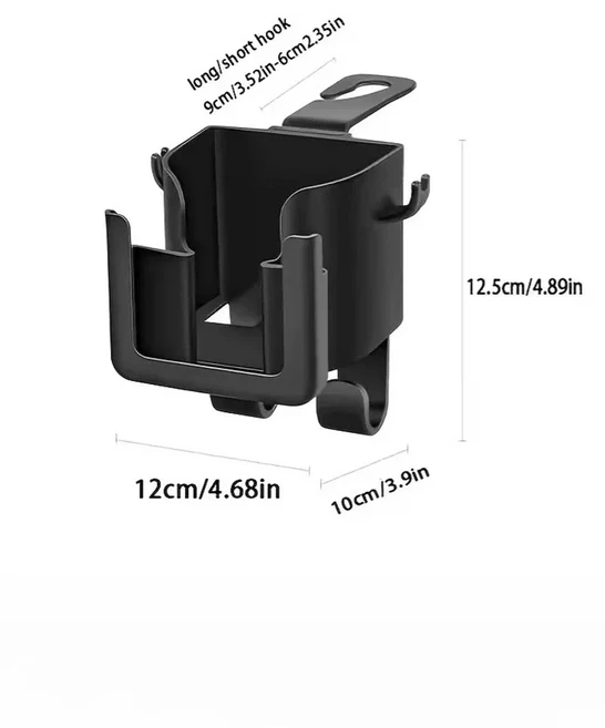 1개 다기능 자동차 시트 백 오거나이저는 대부분의 차량 모델에 적합합니다., 01 black, 블랙