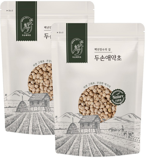 두손애약초 캐나다산 병아리콩 이집트콩 칙피 1kg, 2개