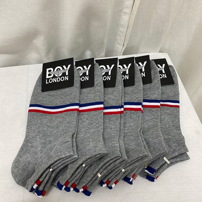 보이런던 삼색 포인트 스니커즈 6켤레