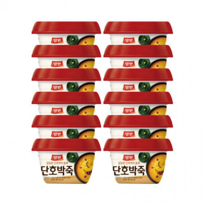 동원 양반 단호박죽 285g 12개