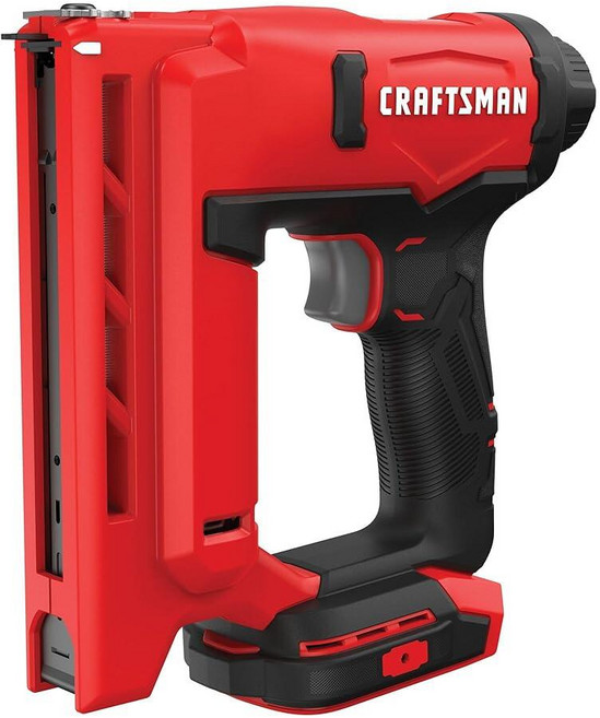 CRAFTSMAN V20 Staple Gun 3/8 in. Wide Crown Stapler Cordless Gun Battery Powe레드 Tool Only (CMCN, CRAFTSMAN V20 Staple Gun, 3/8
