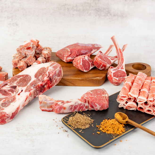 장녀마켓 호주산 어린 양고기 숄더렉 1+1, 2세트, 500g