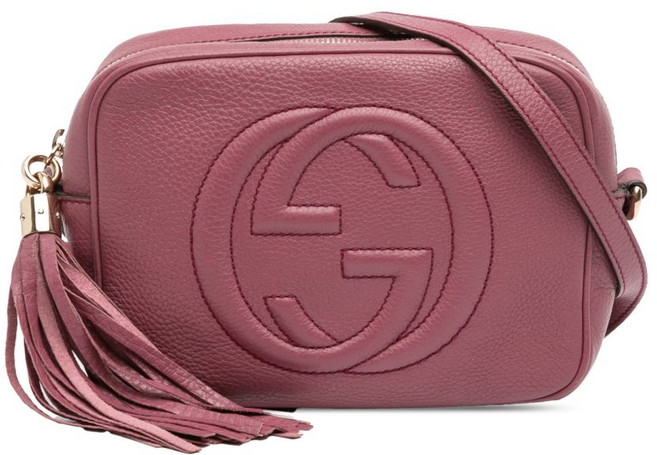 구찌 중고 2016-2025 레더 소호 디스코 크로스 백