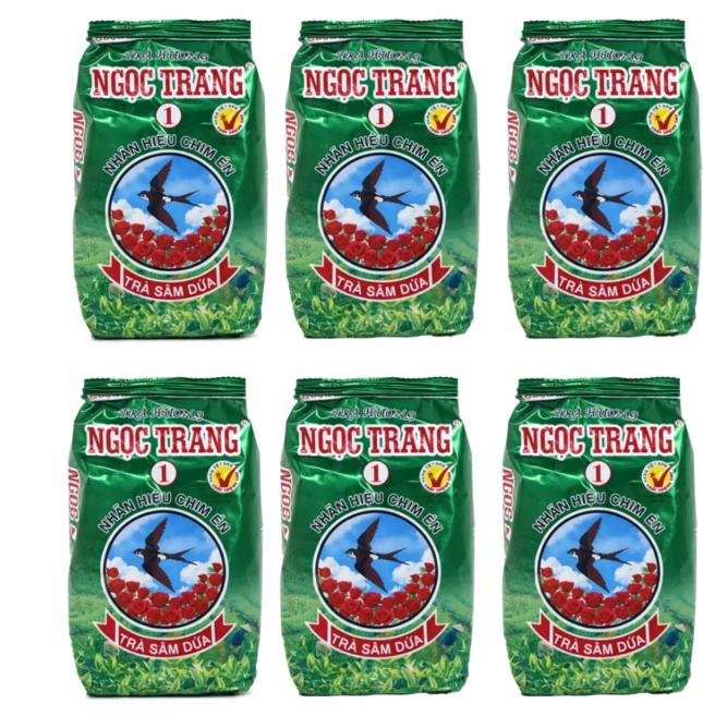 베트남판단잎차 BAO NGAN 우유맛 판단잎 블랜딩 어린잎 녹차 소분포장 420g 베트남기념품 선물, 1세트, 1개입 - 쿠팡