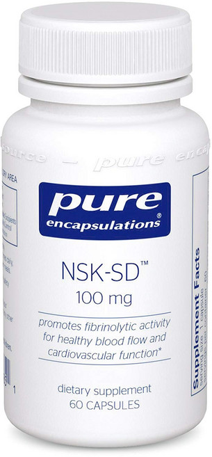 Pure Encapsulations NSK-SD納豆酵素膠囊 100mg, 60顆, 1罐