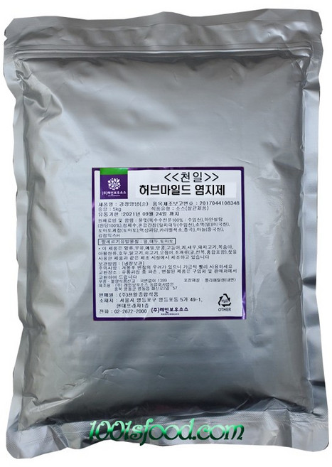 천일 허브마일드 염지제 2kg, 1개