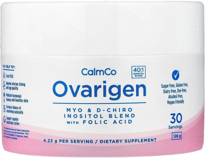 Colic Calm Ovarigen Myo & D-Chiro Inositol Blend With Folic Acid 126 g, Colic Calm, Ovarigen Myo & D-C, 1개 - 쿠팡
