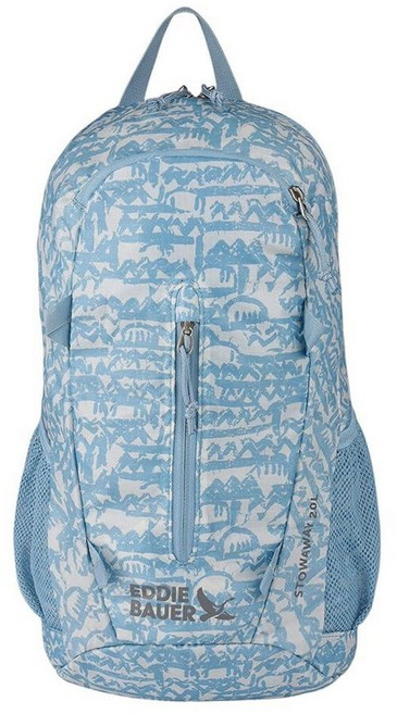 미국출고 평점4.5+ 235767 Eddie Bauer 남녀공용 성인용 Stowaway 패커블 데이팩 20 L, 20L, 블루 안개