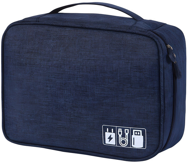 올나인 원컬러 스퀘어 케이블 파우치