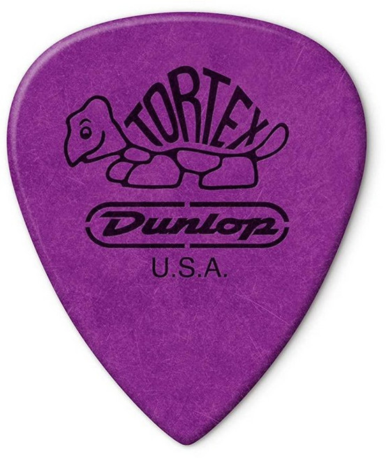 Dunlop Tortex T3 샤프 팁 기타 피크, 퍼플