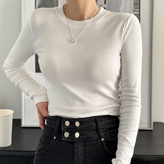 난닝구 시누엘 스판라운드티