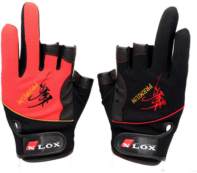 시마노 GL-183P 넥서스 방풍 피트 마그넷 글로브3 낚시장갑, 레드, 1개