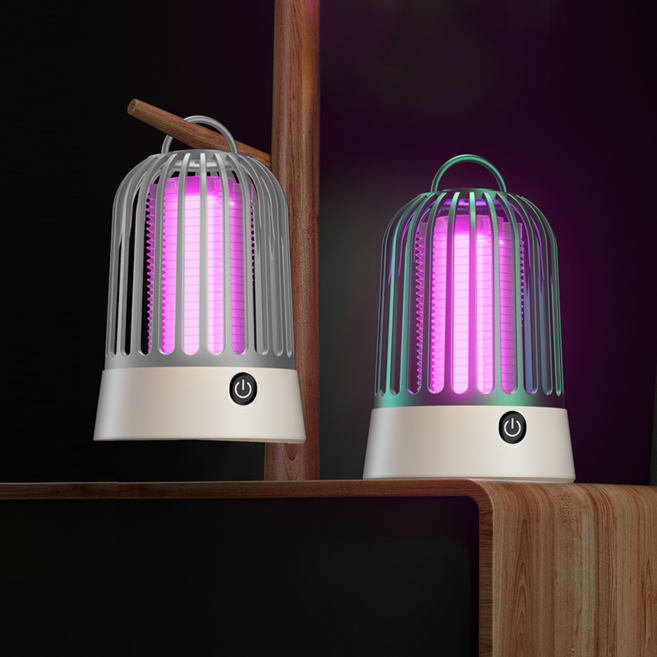 COCOYOU 무선 휴대용 모기퇴치기 가정용 캠핑용 전격살충기, 화이트, 화이트