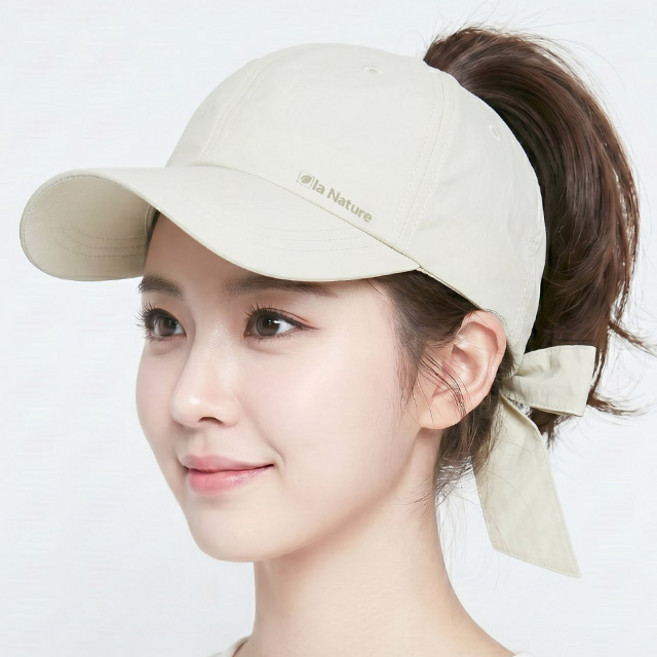 여름 포니테일캡 에어 파스텔 여성모자 골프 파크 등산 아웃도어 시원한 운동 러닝 방수