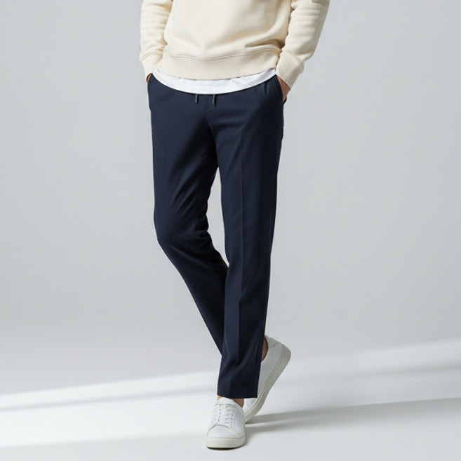 리얼슬로우 데일리 스판 밴딩 슬랙스 롱숏