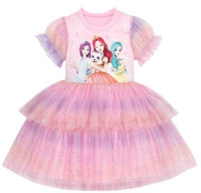 시크릿쥬쥬드레스 여아 비니 5부 원피스