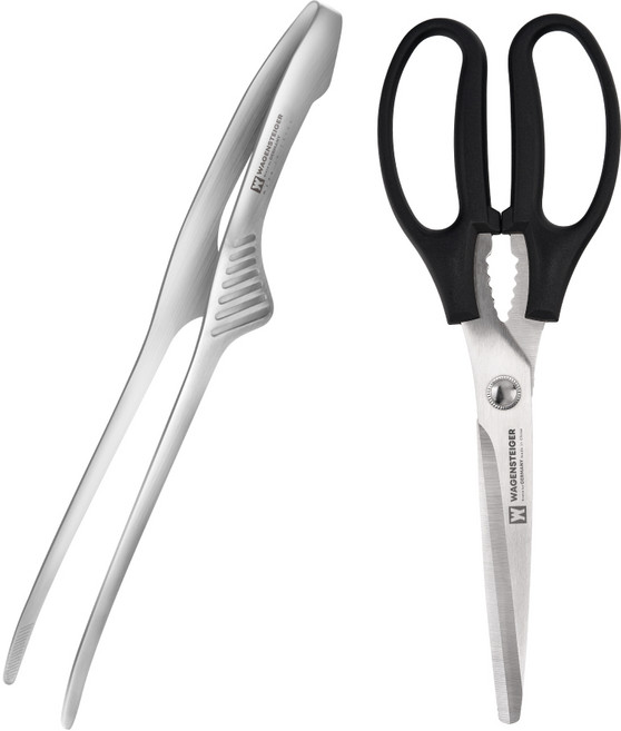 바겐슈타이거 트윈블레이드 양손가위 + 슈탠더 집게 세트, 혼합색상, 1세트