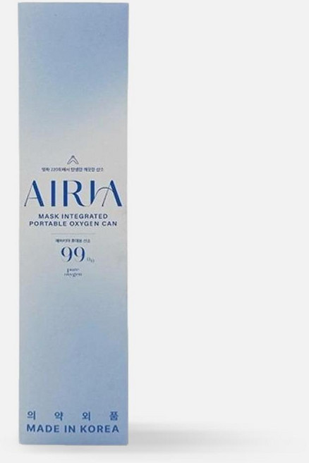 가정용 산소호흡기 휴대용 산소캔 산소통 산소마스크 에어리아, 1개
