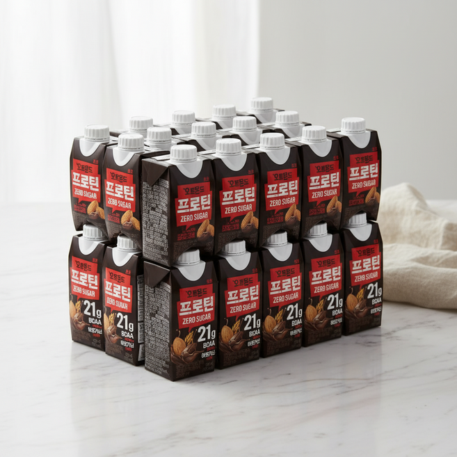 오트몬드 프로틴 초코맛, 250ml, 18개