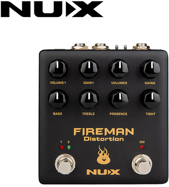 뉴엑스 Verdugo Series Fireman 듀얼 채널 디스토션 (NDS-5), *, 개, Nux Verdugo Series - Fireman