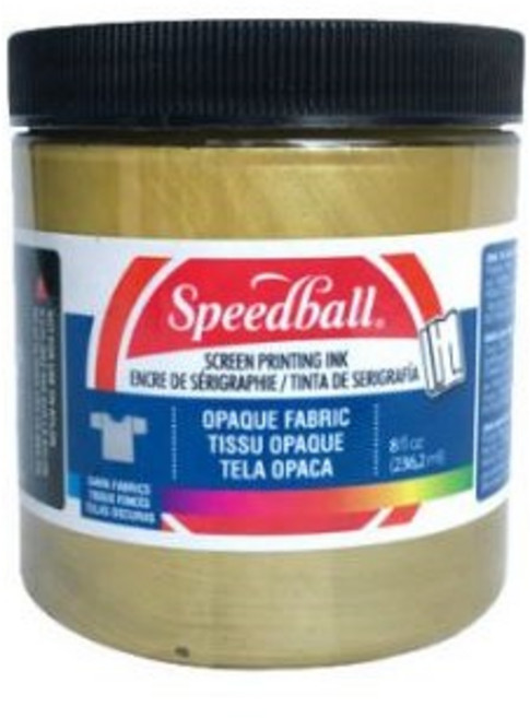 스피드볼 실크스크린 페브릭 골드 236.58 ml