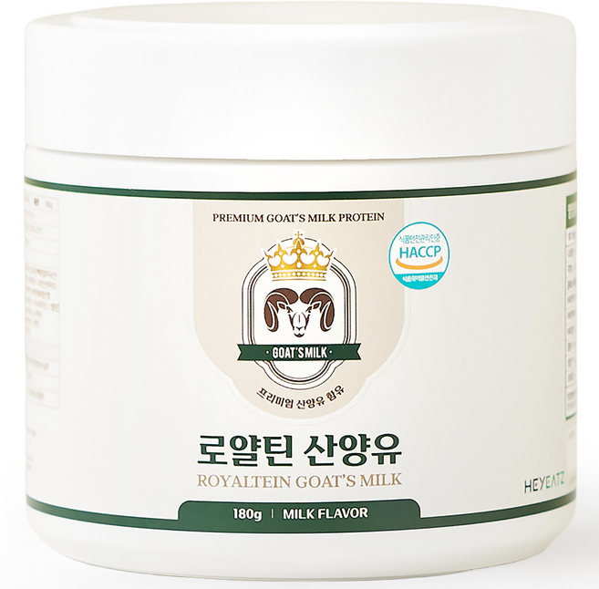 프리미엄 단백질 산양유 초유 프로틴 고단백 칼슘 비타민 철분 로얄틴 산양유, 1개, 180g