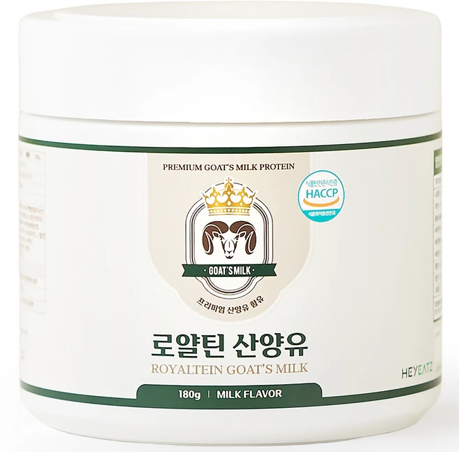 프리미엄 단백질 산양유 초유 프로틴 고단백 칼슘 비타민 철분 로얄틴 산양유, 1개, 180g - 쿠팡