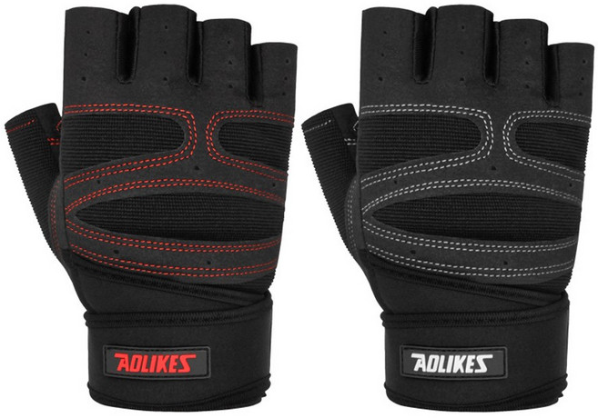 AOLIKES 헬스장갑(A-109) 운동장갑 헬스스트랩 헬스보조장갑