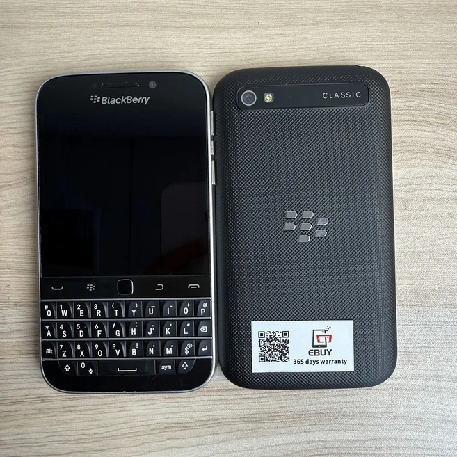 BlackBerry Classic Q20 오리지널 3.5 "4G LTE 모바일 휴대폰 WIFI 16G ROM QWERTY 키보드 잠금 해제 스마, 01 16그램, 01 Simple Set, 01 black, 16GB