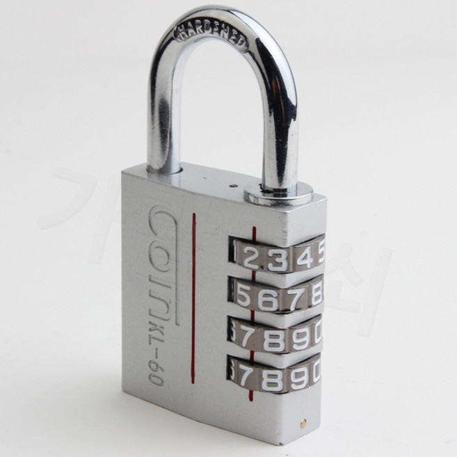 KL-60 4자리 다이얼 번호변경 자물쇠