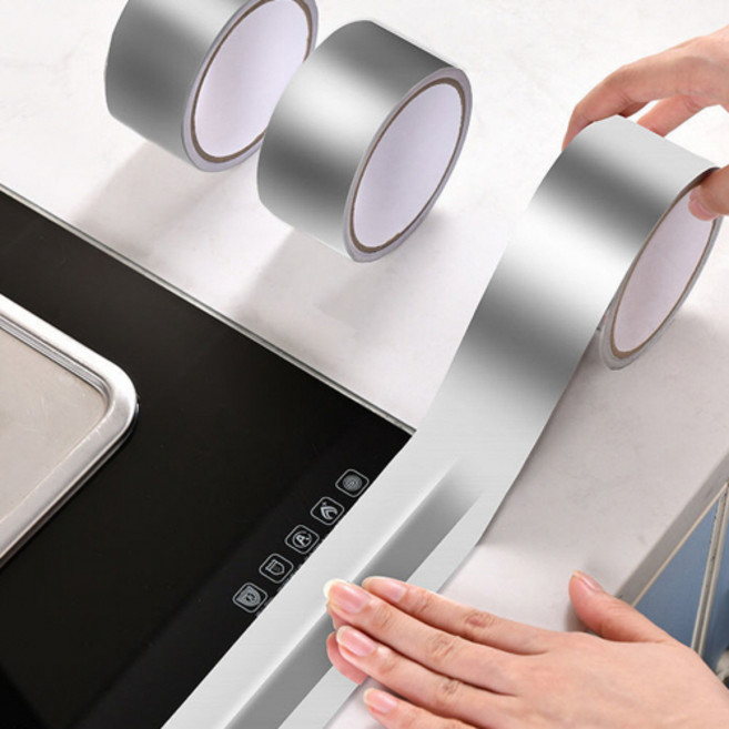 무타공마켓 주방 오염방지 알루미늄 방수테이프, 옵션04(3cmX0.1mmX5m), 1개