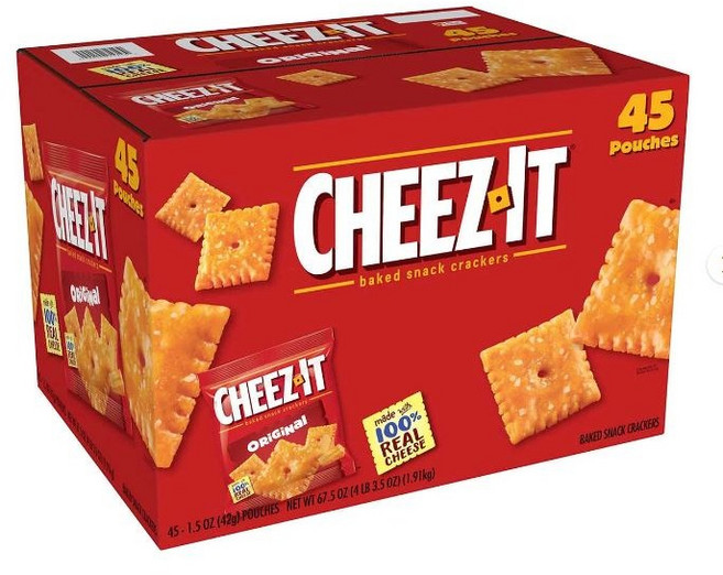 치즈잇 베이크드 스낵 크래커 오리지널 45개입, 1.89kg, 1개