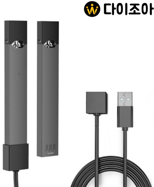 6번) JUUL 호환 전자담배 마그네틱 자석 고속충전 케이블(1m)