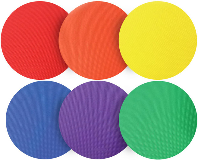 원마커 논슬립 6p, 레인보우, 1세트