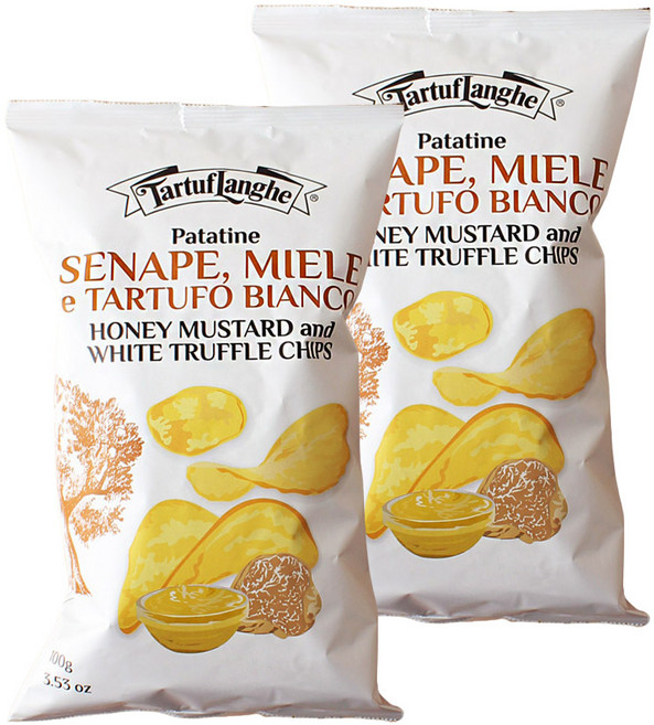 1+1 2+2 3+3 타르투플랑게 허니 머스타드 트러플 칩스 100g 감자칩 스낵 과자 비스킷, 2개
