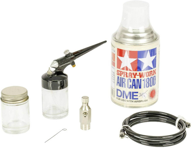 타미야 배저 에어 브러시 시스템 No.4 배저 250II 에어 브러시 세트 74404, 1개