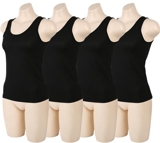 예스플러스 뱀부 모달 나시 4P