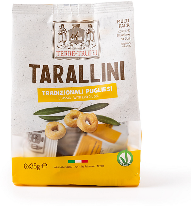 트룰리 이탈리아 타랄리니 구운과자 와인안주 스낵, 35g, 6개