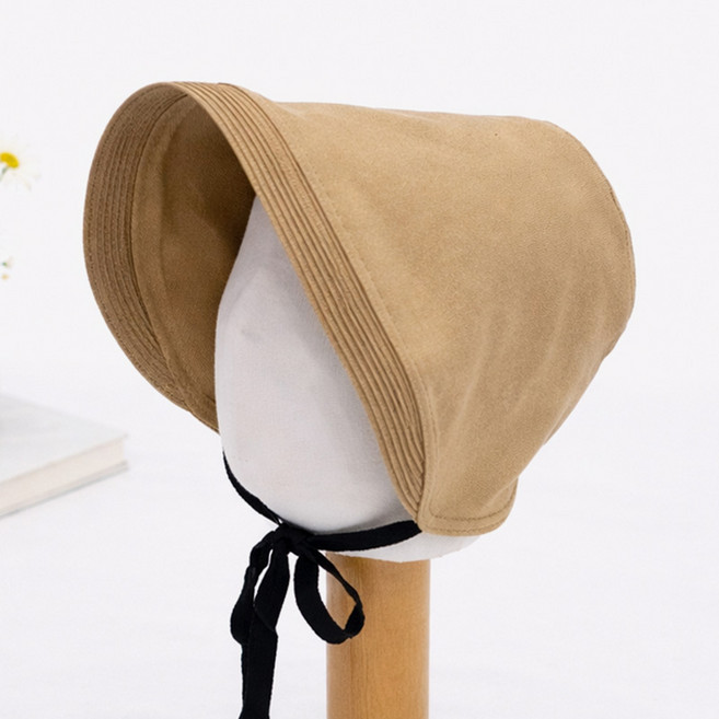 봄 여름 코튼 데일리 끈 보넷 벙거지 모자