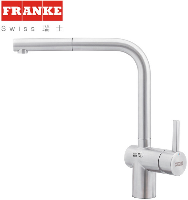 FRANKE 不鏽鋼伸縮廚房龍頭 115.0667, 1個, 不鏽鋼毛絲面