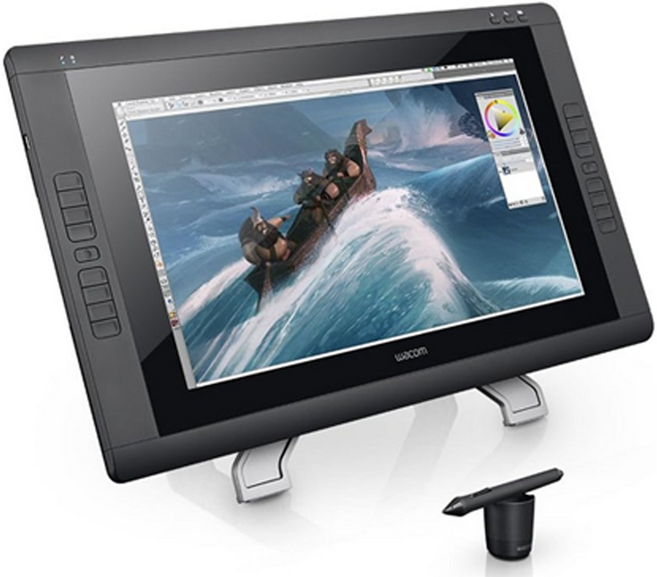 WACOM 와콤 22 DTK-2200 Cintiq 신티크 22HD 액정타블렛, 정품스탠드 미포함
