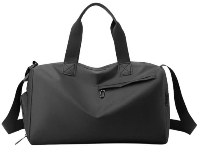 多功能乾濕分離運動包 獨立鞋倉 防潑水健身旅行袋 黑色款, 【黑色】獨立鞋倉 / 防潑水, 1個