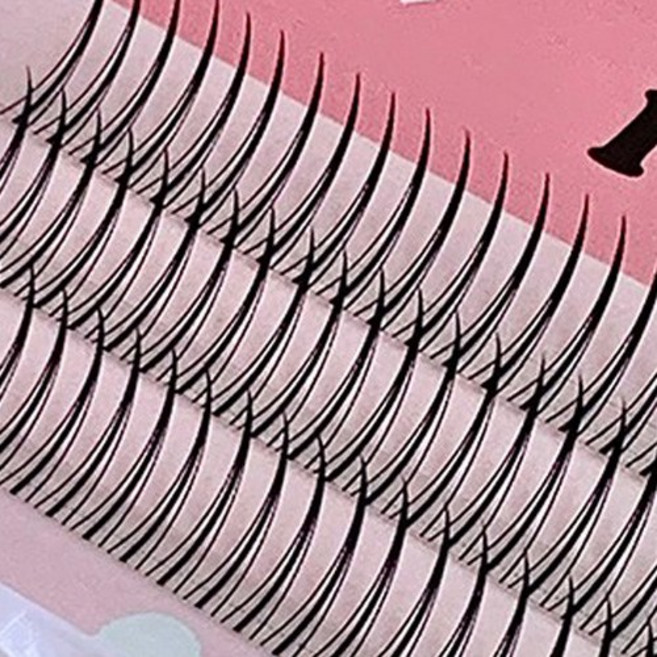 걸스코코 아이하라 속눈썹 인조 가닥속눈썹, 1개, 또렷한 A컷 속눈썹_9mm