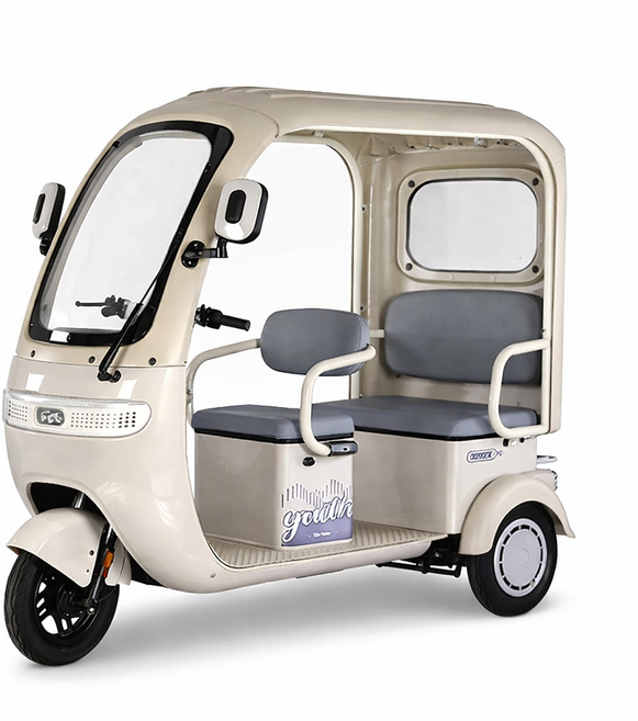 칠초 어르신전동차 노인 장애인 경량 전동휠체어 전동차 카트 사륜전기스쿠터, 1개, 베이지