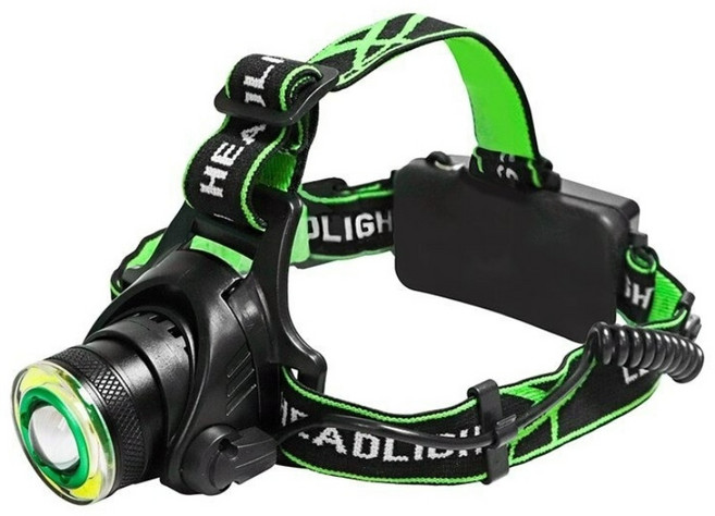 Kinyo USB充電式高亮度頭燈 LED-721, 單色, 1個