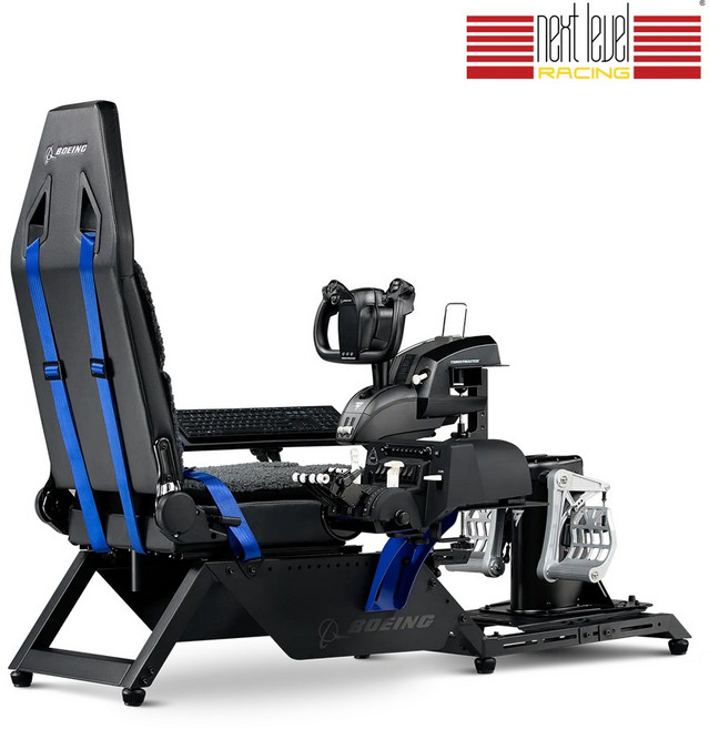 Next Level Racing Flight Simulator 보잉 공식에디션 플라잉 시트 (공식), 1개