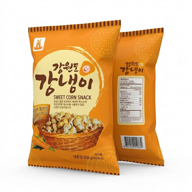 당암티에프 강원도 강냉이 150g 5개
