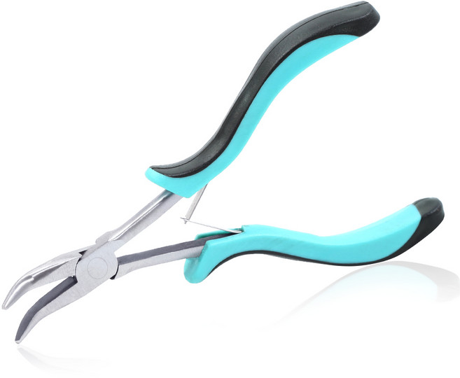 SPEEDWOX 6인치 롱 리치 미니 벤트노즈 플라이어 스무스 조 앵글드 니들 노즈 플라이어 비딩 공구 주얼리 제작용, 1개